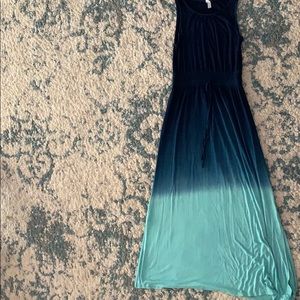 Sleeveless ombré dress